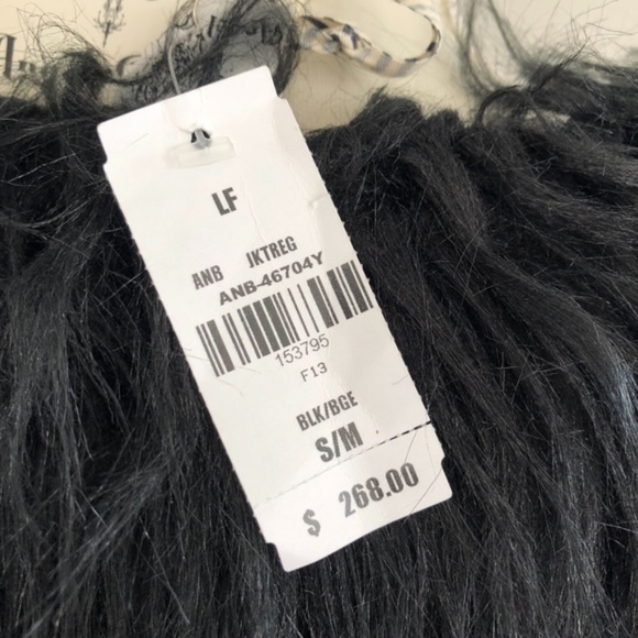 LF's Angel Biba Faux Fur Jacket NWT - Picture 4 of 5